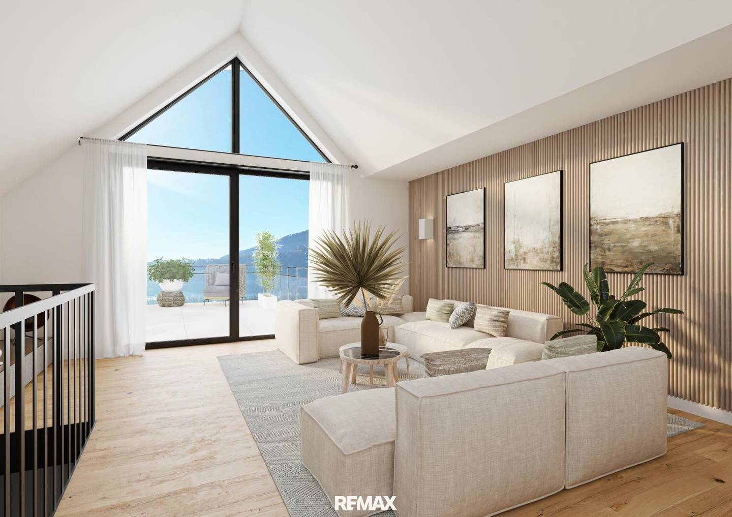 Maisonette apartment with garden pool and sauna