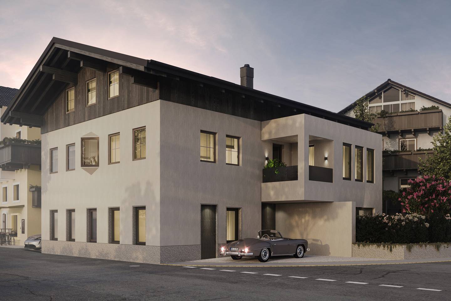 Stadthaus im Zentrum von Kitzbühel mit Wellnessbereich und Lift