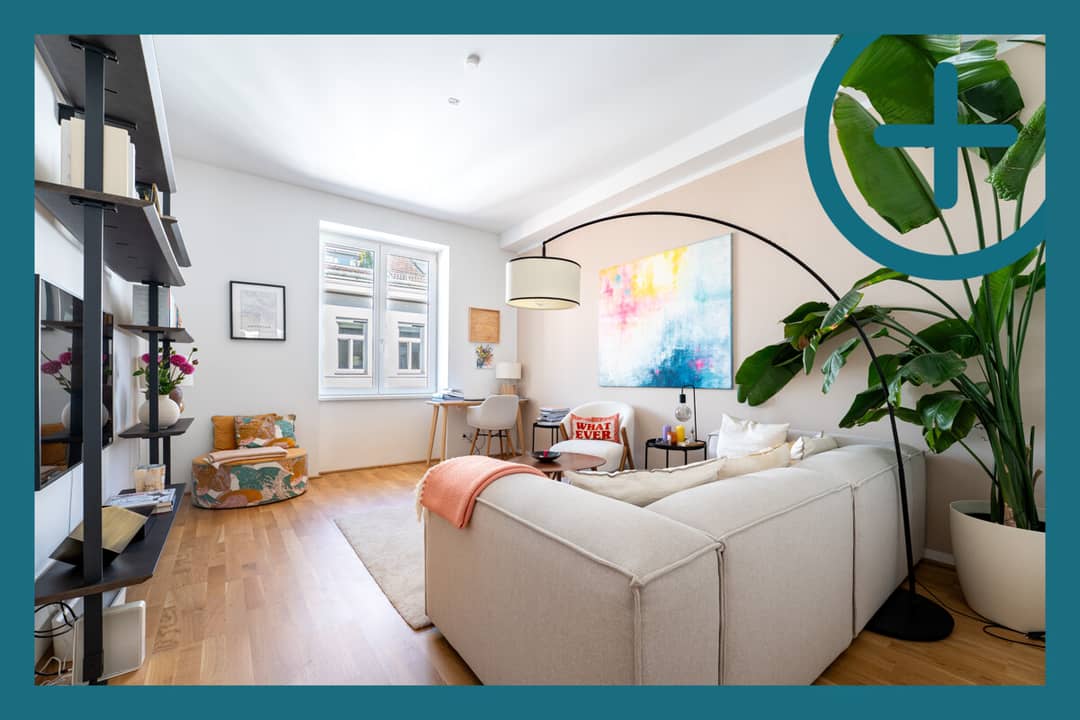 Stilvolle Altbauwohnung mit Balkon im Hof