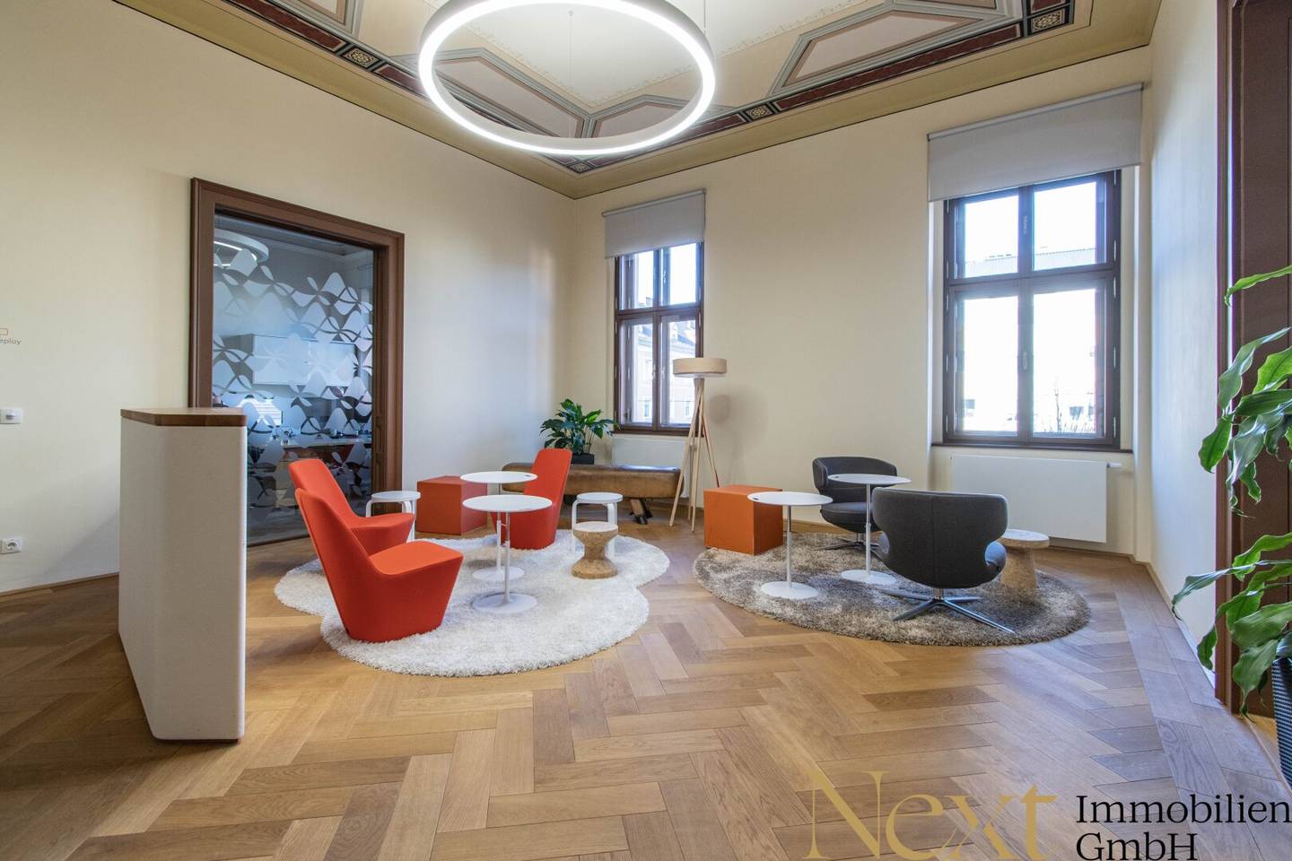Impressive office space in Palais Löwenfeld in Linz/Kleinmünchen for rent