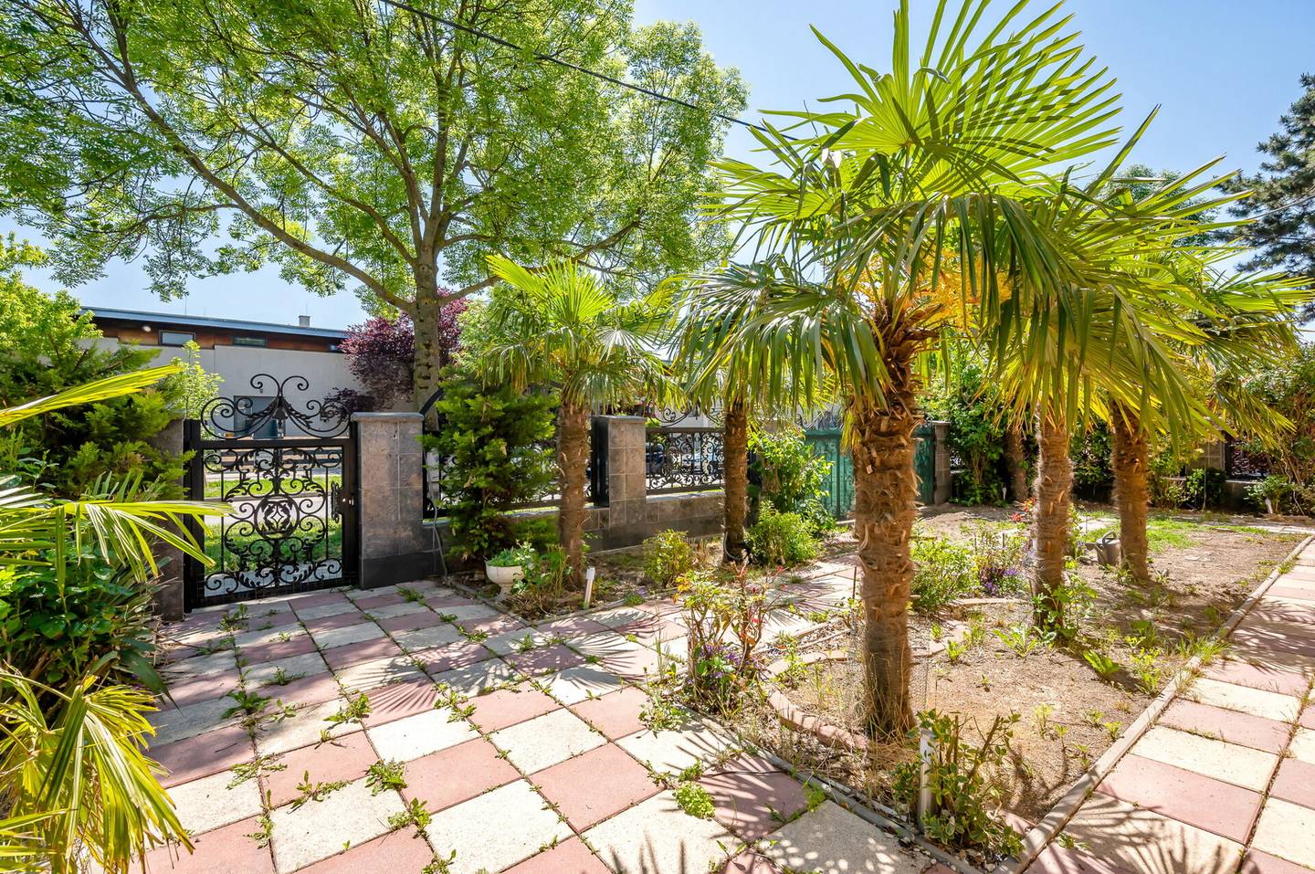 Einfamilienhaus mit Garten und Grünblick nahe der Alten Donau