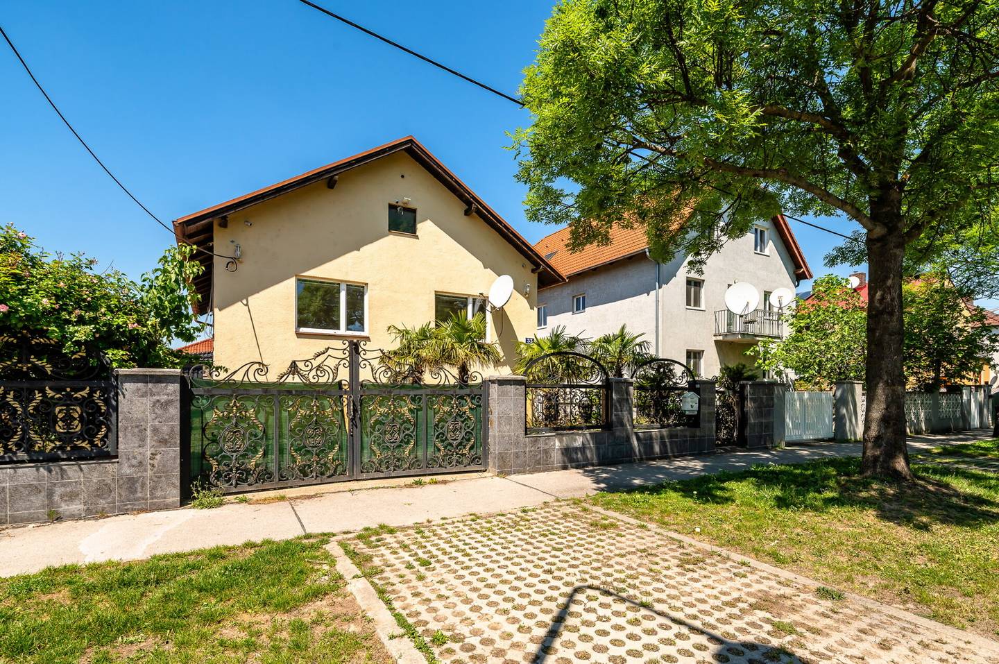 Einfamilienhaus mit Garten und Grünblick nahe der Alten Donau