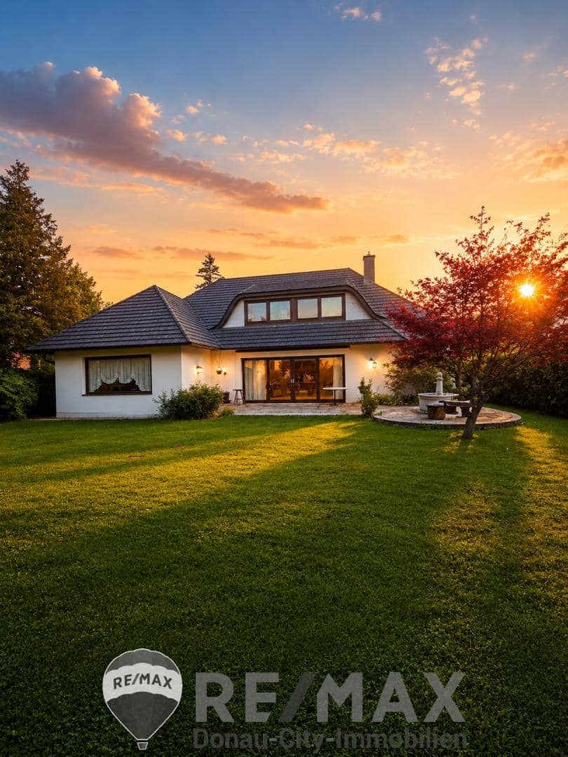 Einfamilienhaus mit sonnigem Garten und Terrasse am Waldrand