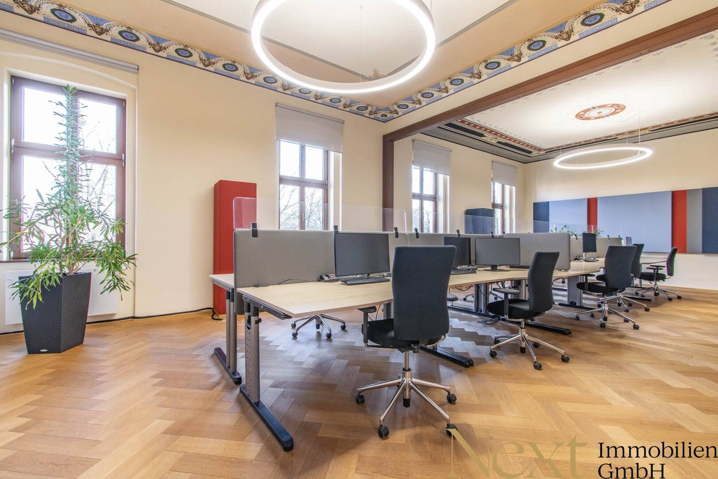 Impressive office space in Palais Löwenfeld in Linz/Kleinmünchen for rent