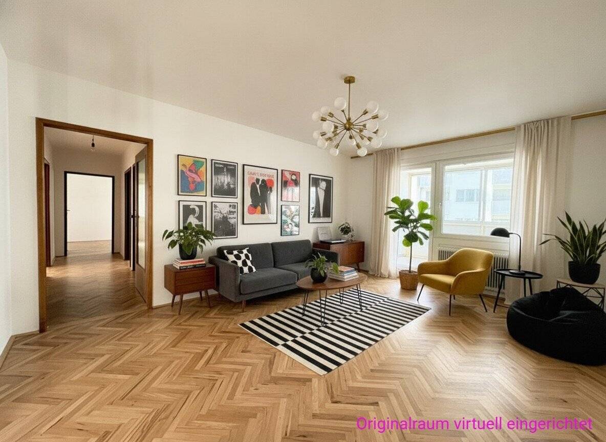 5 Zimmer Wohnung mit Loggia nahe Schlossquadrat