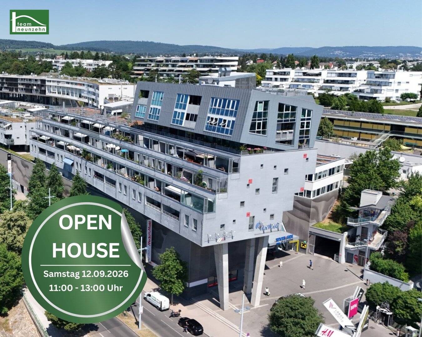 Moderne 4-Zimmer-Dachgeschosswohnung mit Loggia &amp; Terrasse in Liesing