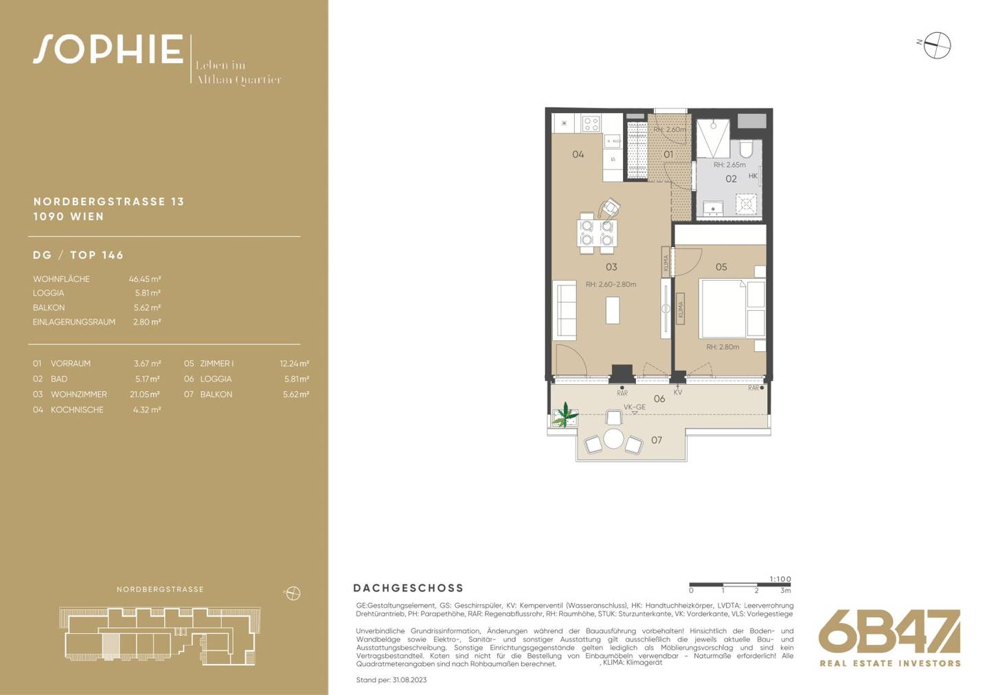 Bright New Build Apartment with Balcony and Loggia in New Development