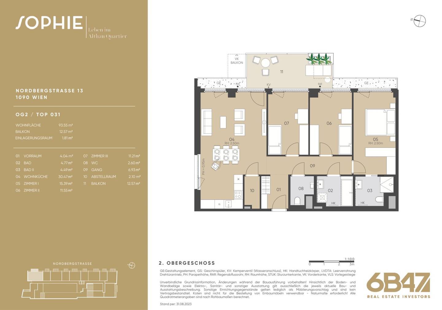 Stylish New Build Apartment with Balcony in Alsergrund