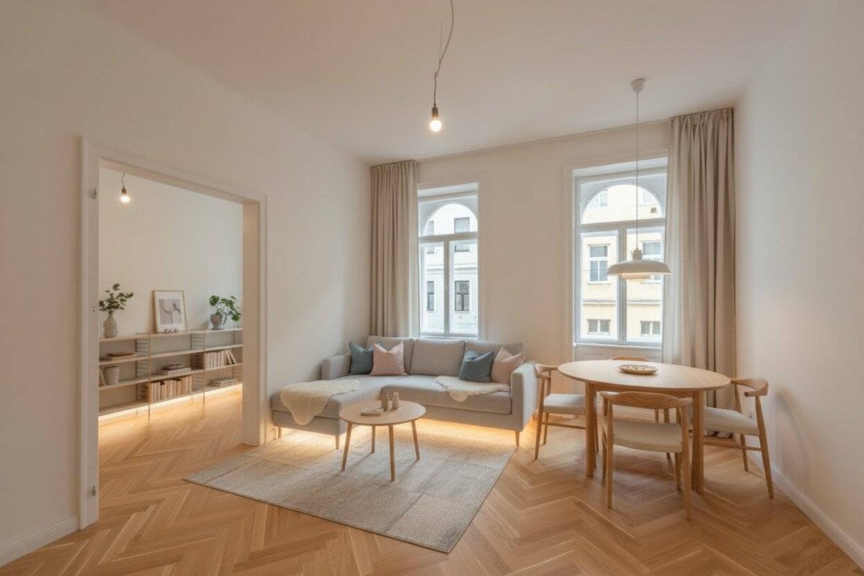 Generalsanierte Altbauwohnung mit hofseitigem Balkon am Einsiedlerplatz