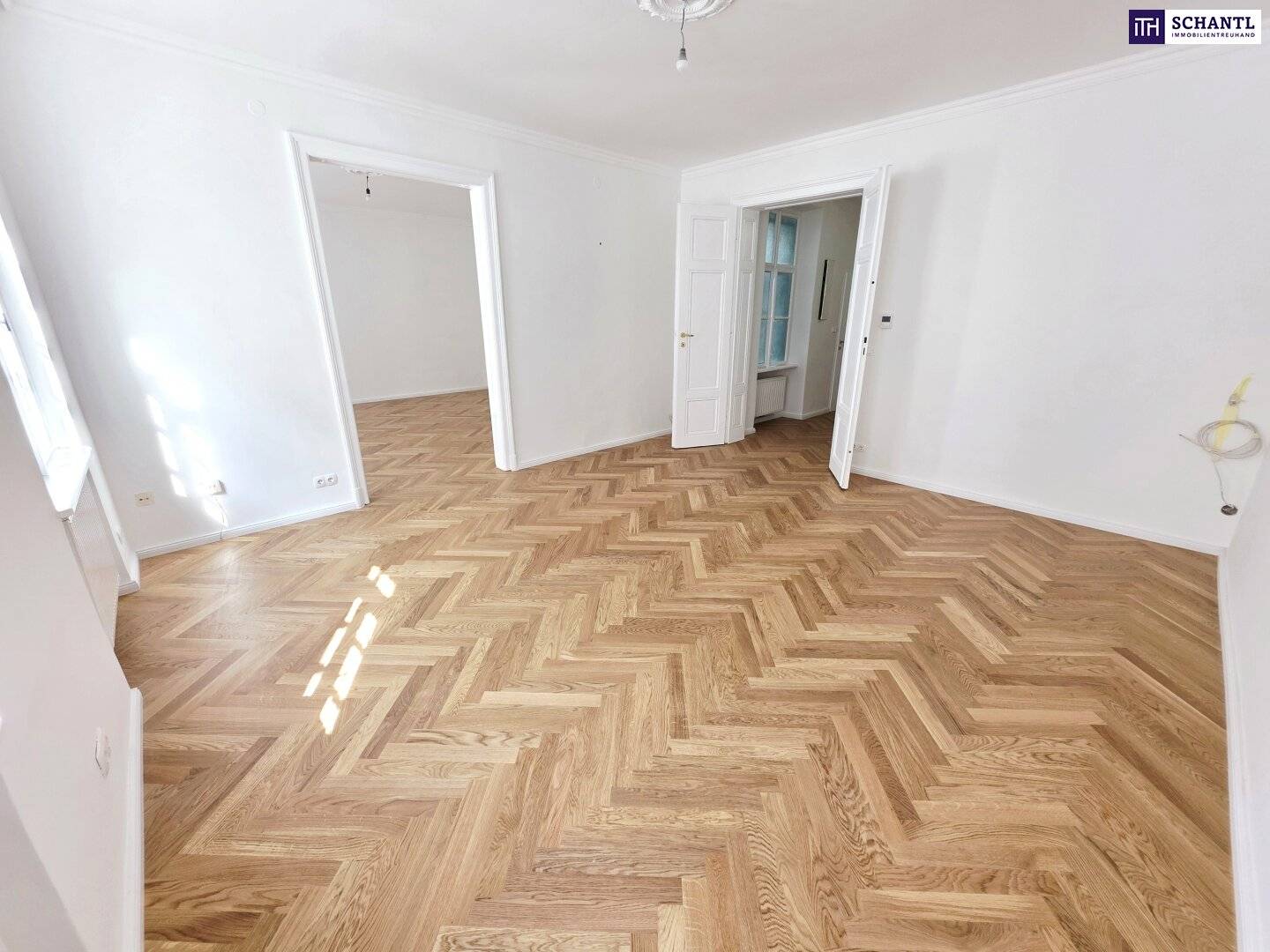 Renovated Altbau Apartment with Double Doors in Quiet Josefstadt Location