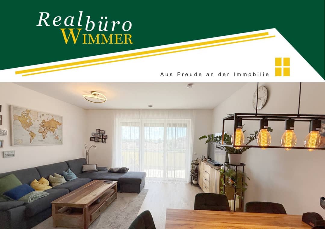 Helle Neubauwohnung mit Balkon und Weitblick