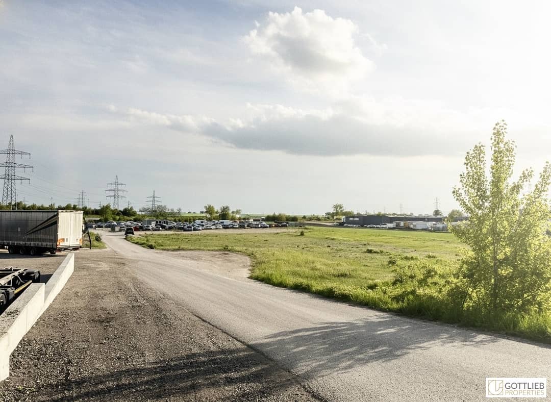 Commercial plot with truck access near airport