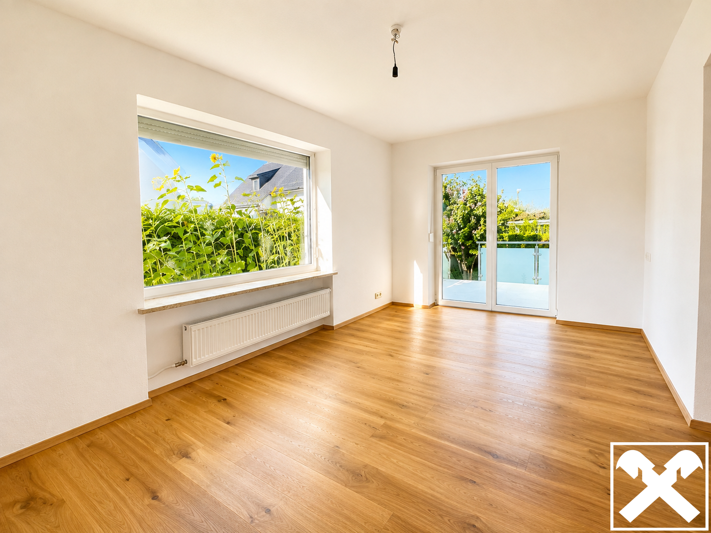 Family home with garden and terrace in quiet location