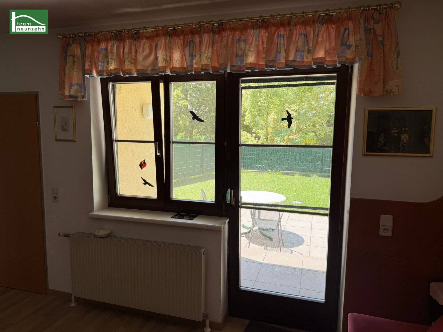 Gepflegte Erdgeschosswohnung mit Privatgarten und Weingartenblick