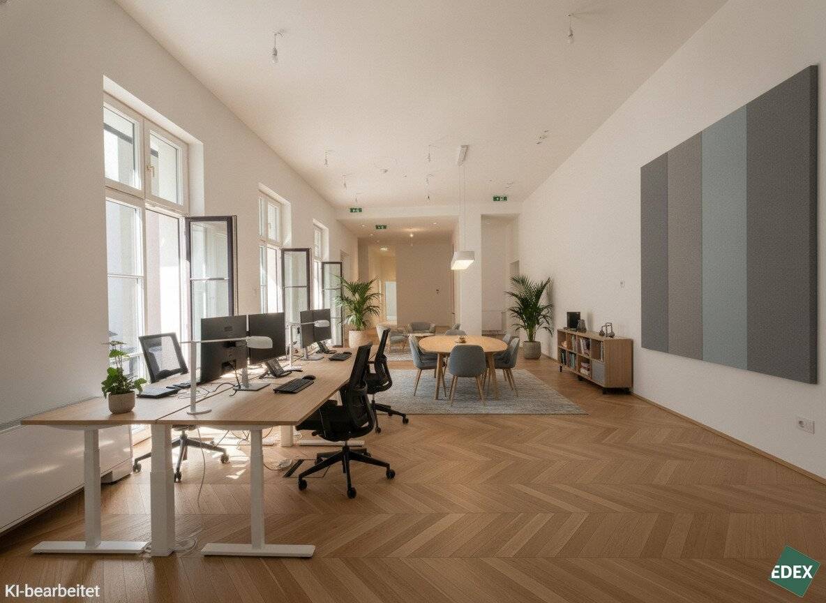 First occupancy after renovation – Representative period office near Rathaus with terrace