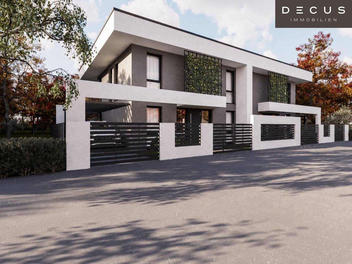 Baubewilligtes Doppelhaus mit privaten Gärten und Keller