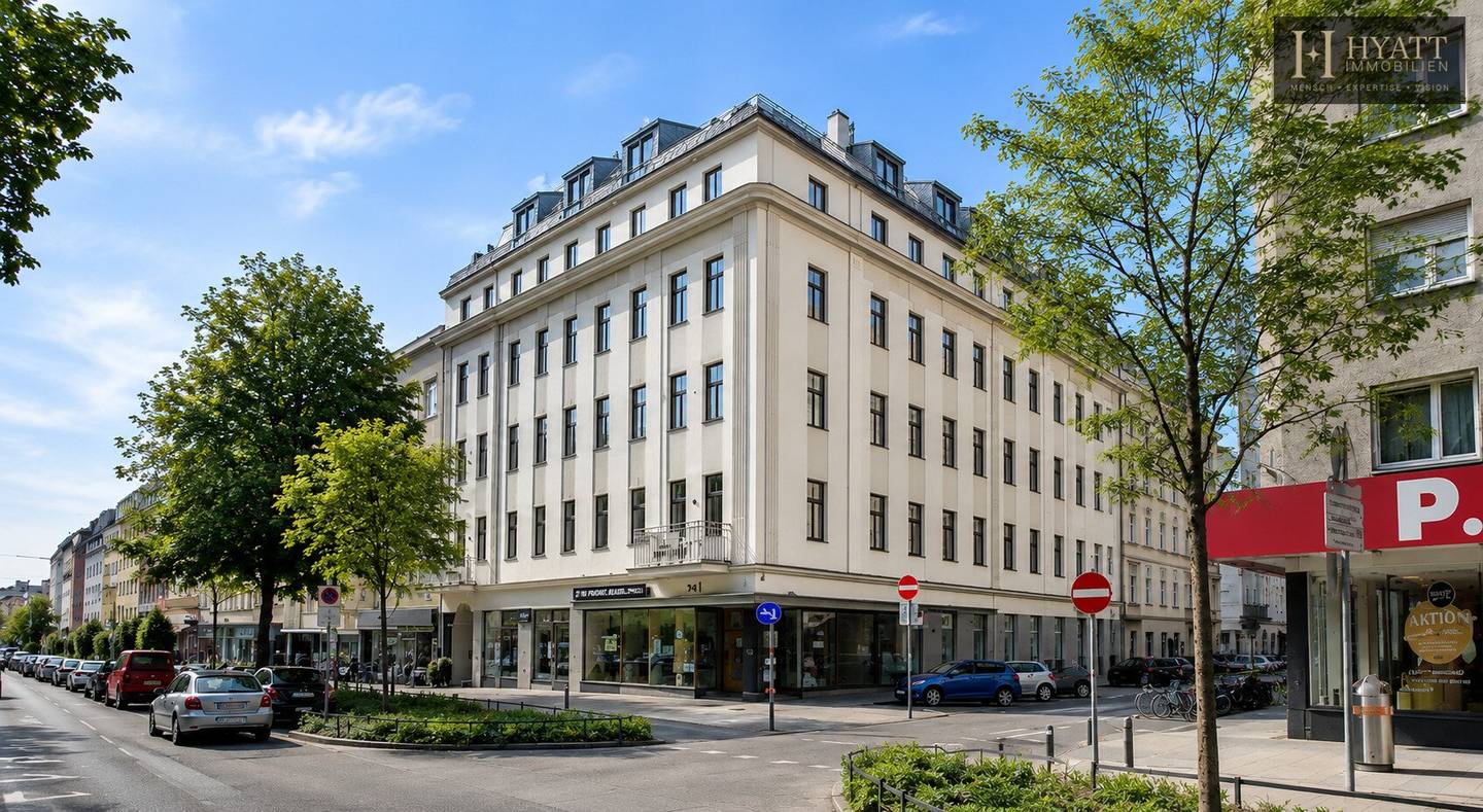 Erstbezug direkt an der U1: Modernes Wohnen mit Klimaanlage & Terrasse in ruhiger Hoflage