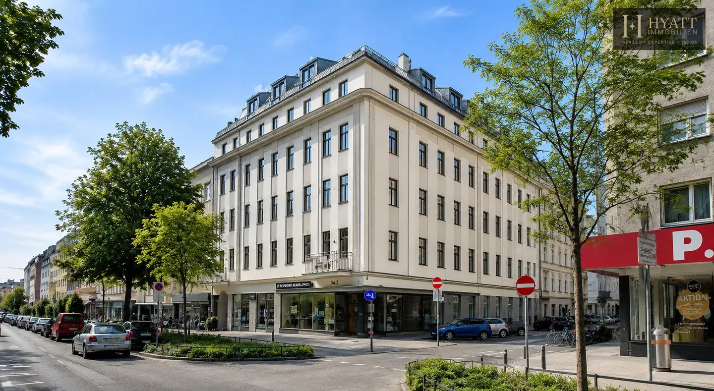 Erstbezug direkt an der U1: Modernes Wohnen mit Klimaanlage & Terrasse in ruhiger Hoflage