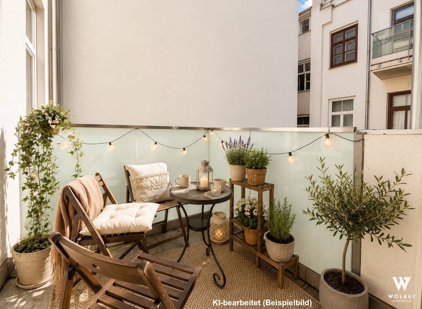 Kernsaniertes Altbauwohnung Balkon Zentral