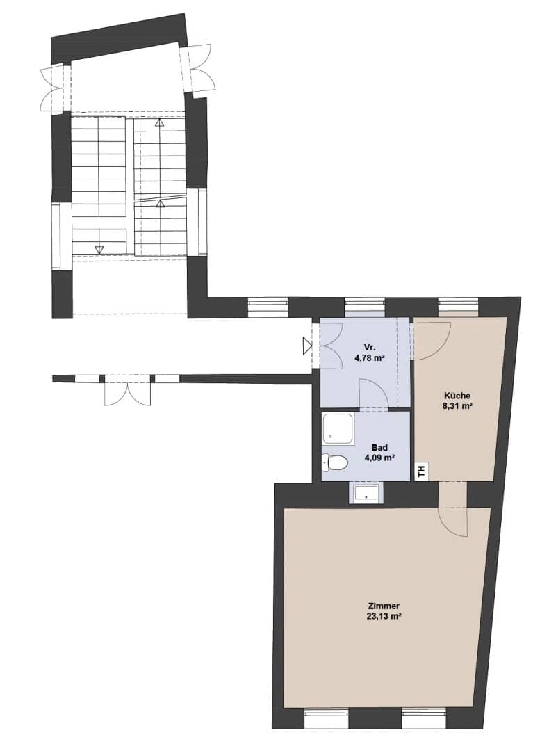 Old building garconniere in top location