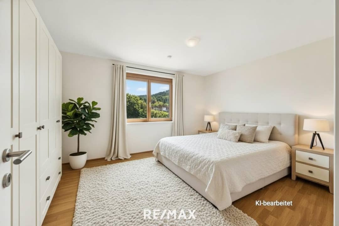 Barrierefreie Wohnung mit Balkon und Bergblick