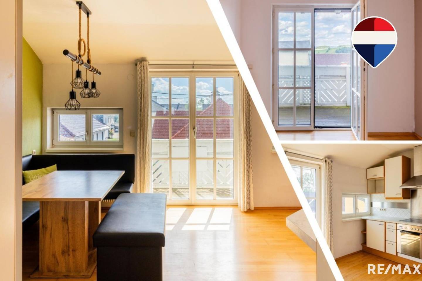 Helle 3 Zimmer Wohnung mit zwei Balkonen