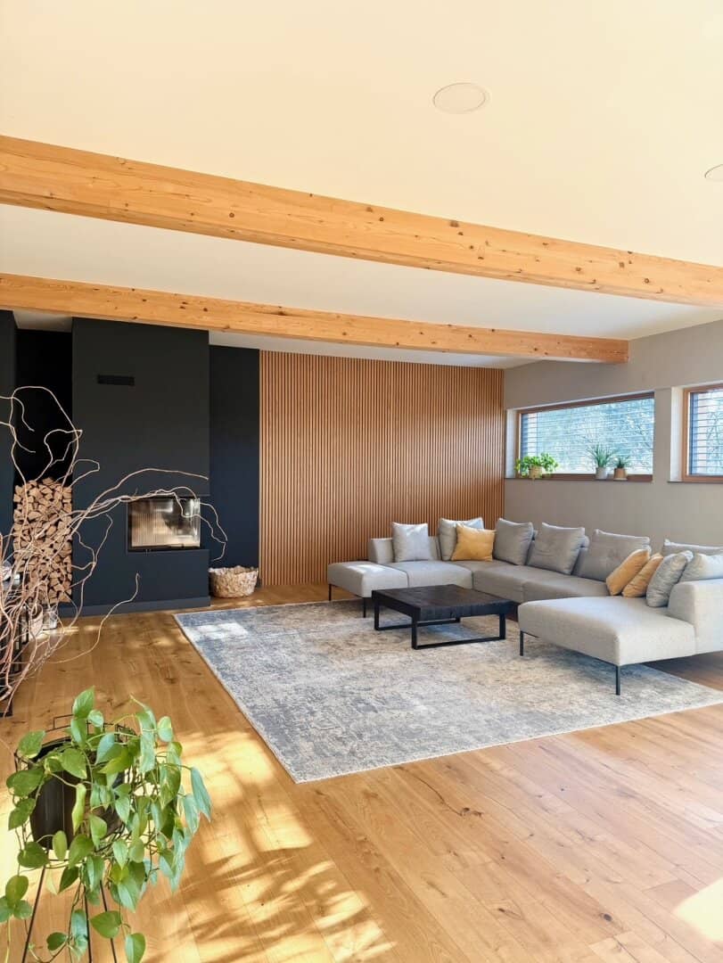 Modernes Einfamilienhaus mit Terrasse und Photovoltaik