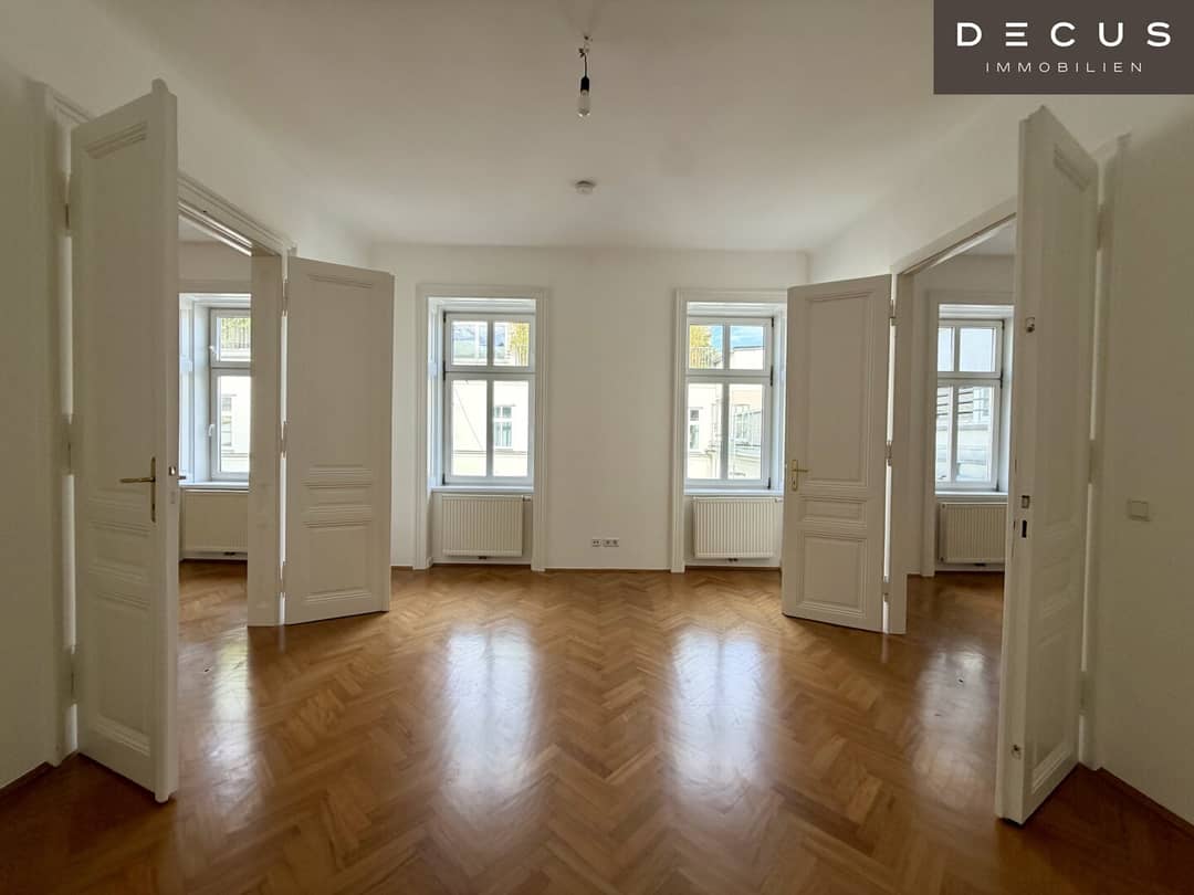Altbauwohnung mit separatem WC in Innenhoflage