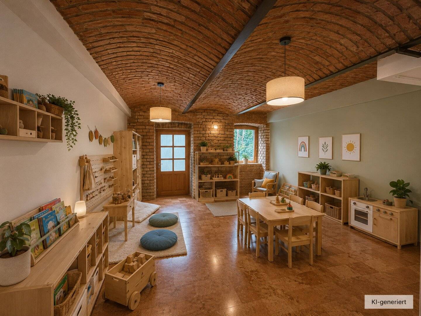 Office space with private garden in green quiet location