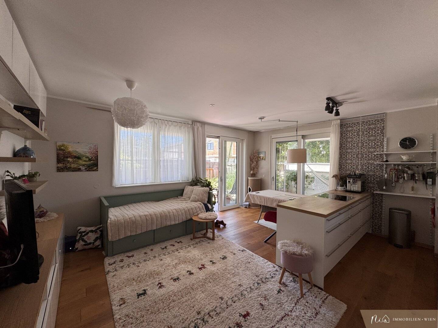 Erdgeschosswohnung mit Garten und Terrasse am Mühlwasser