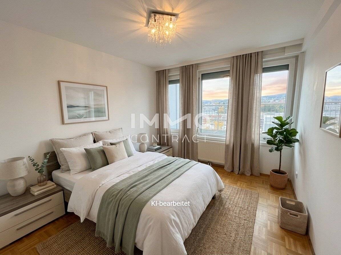 Penthouse with two terraces and city view