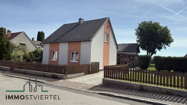 Partially renovated single family house with garden and carport