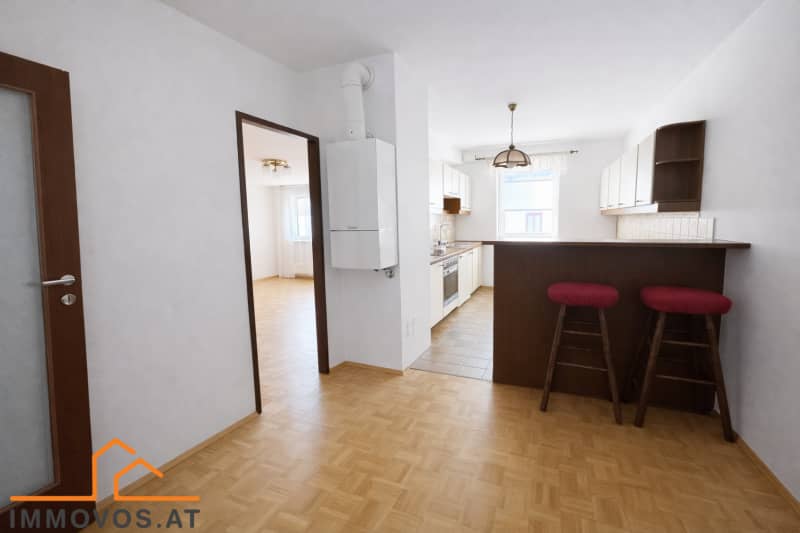 Bright 3 Room Apartment with Parquet and Distant View