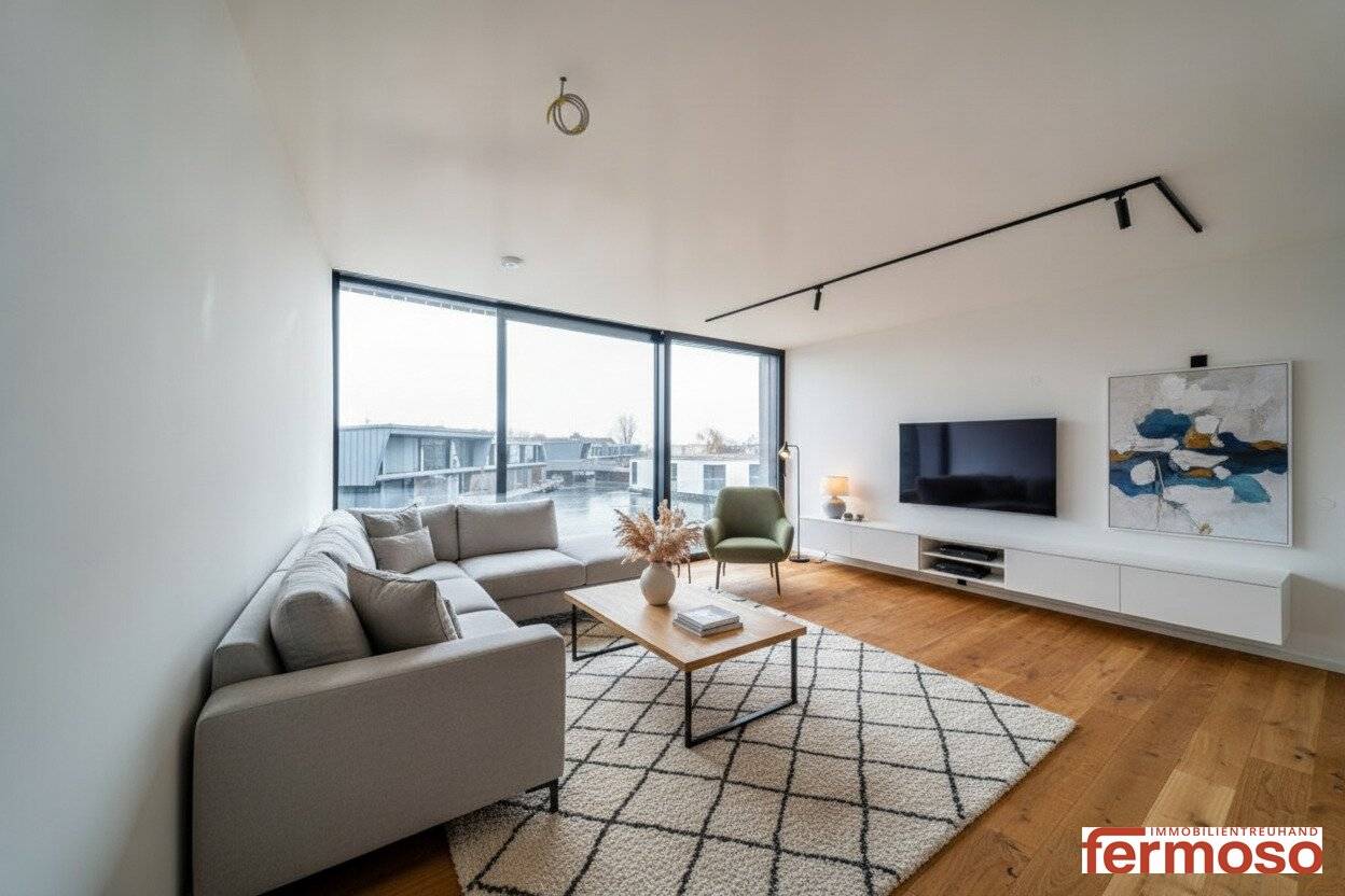 New build apartment with spacious open plan kitchen