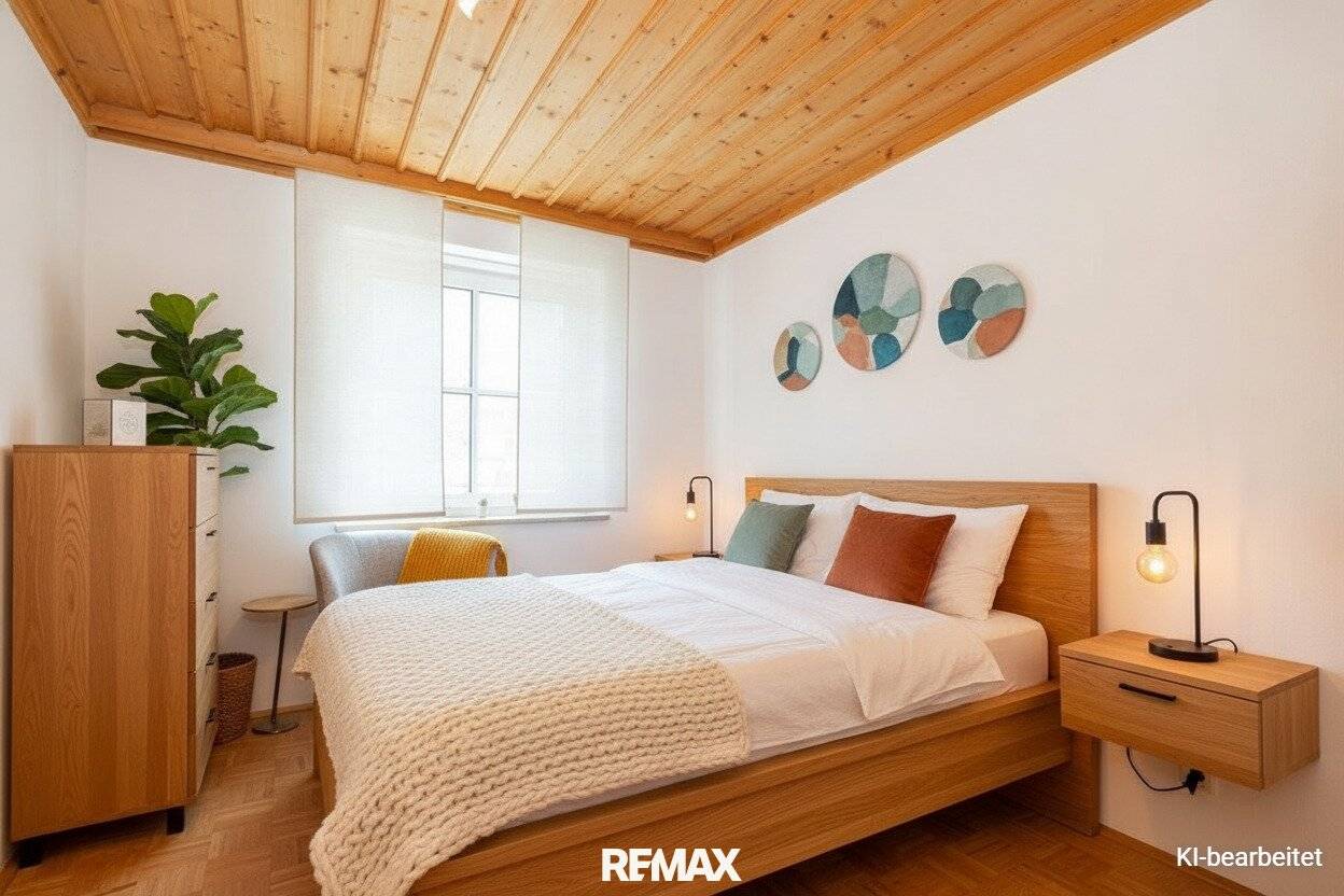 Gepflegte 3-Zimmer-Wohnung mit Balkon und Kachelofen
