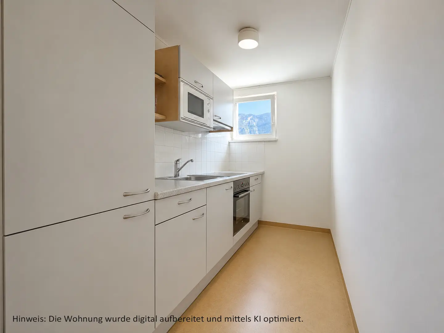 2 Room Apartment with Balcony and Underground Parking