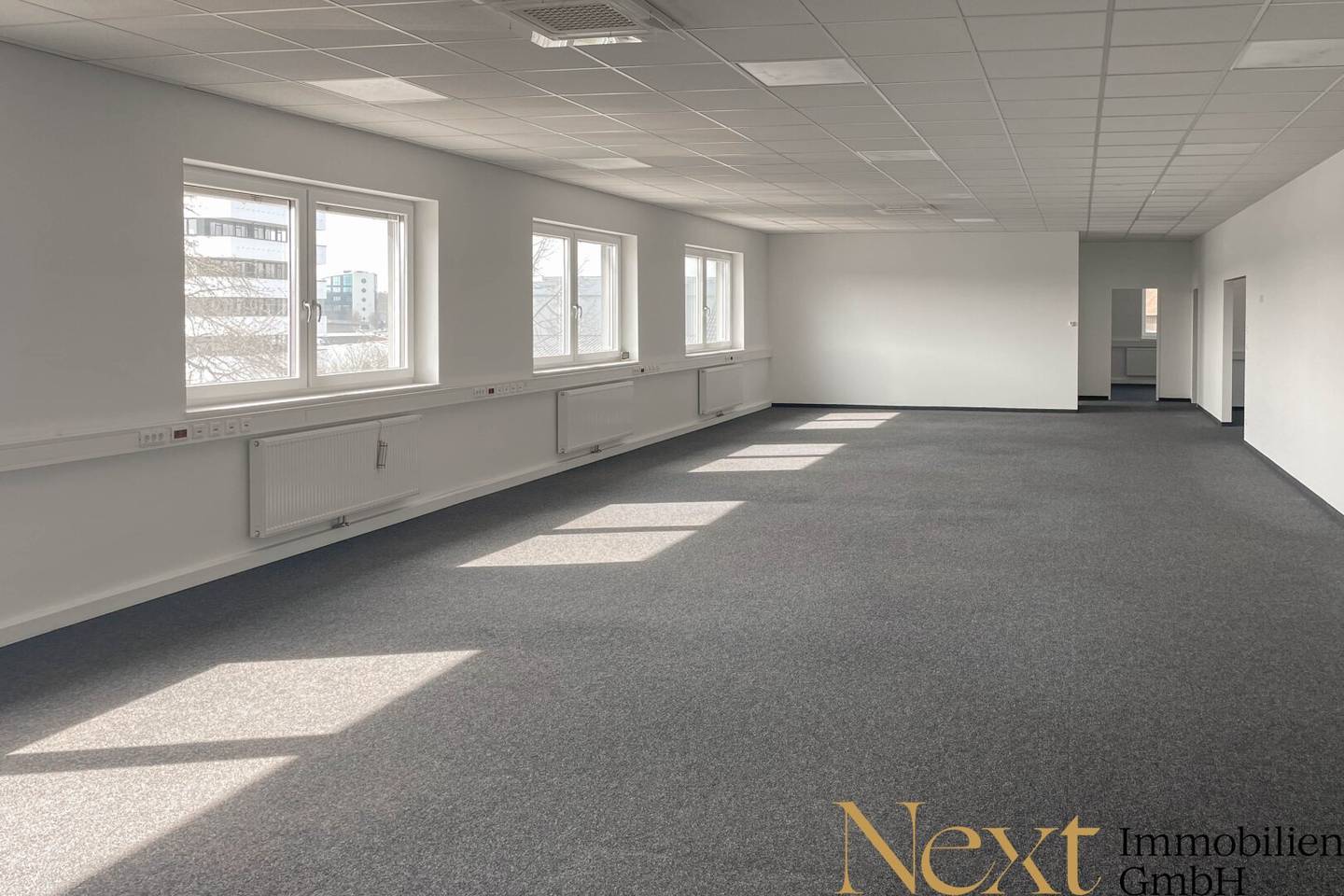 Modern office spaces near Plus City Pasching for rent Expandable