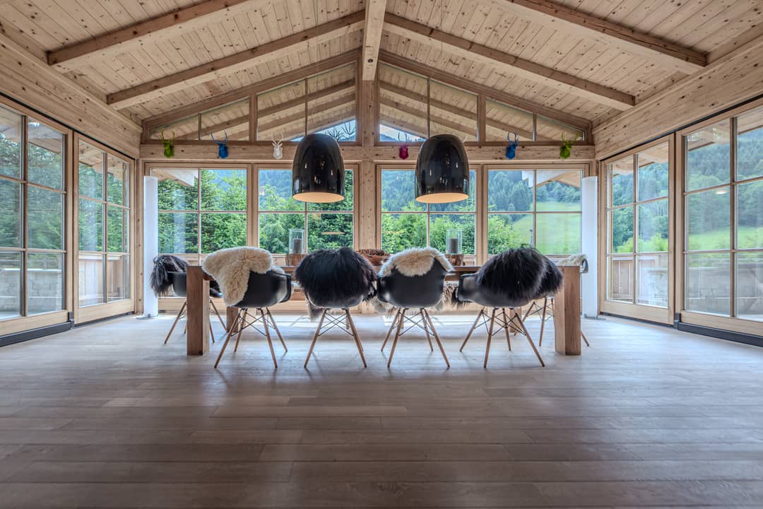 Landhaus mit Terrasse und Bergblick in Reith bei Kitzbühel