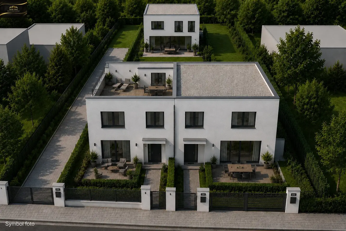 Baugrundstück mit Doppelhaus Genehmigung