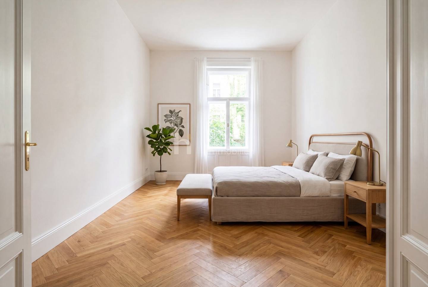 Altbauwohnung mit Fischgrätparkett und Balkonoption im Fasanviertel