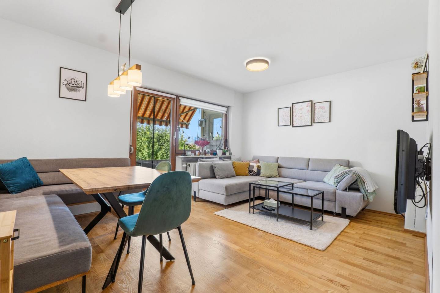 Wohnung mit Balkon und Grünblick