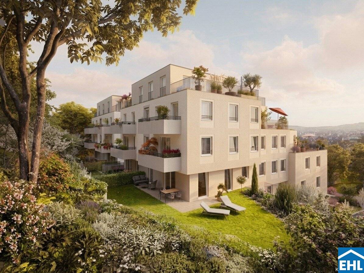 Bright New Build Apartment with Terrace and Garden View