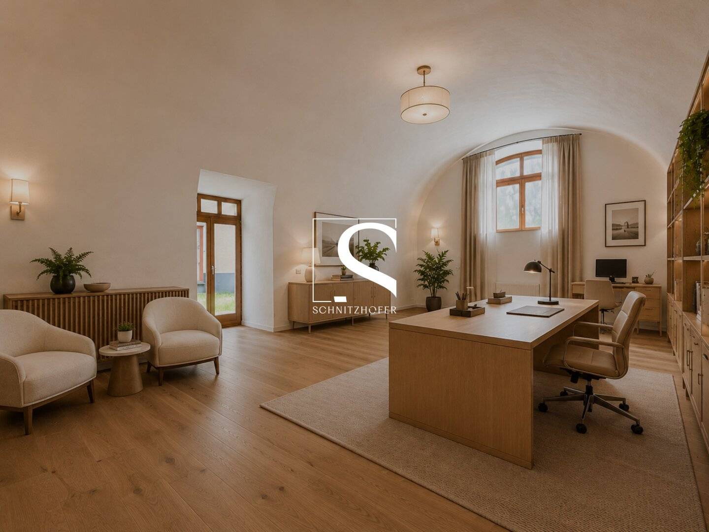Maisonette apartment with studio and balcony in the old town