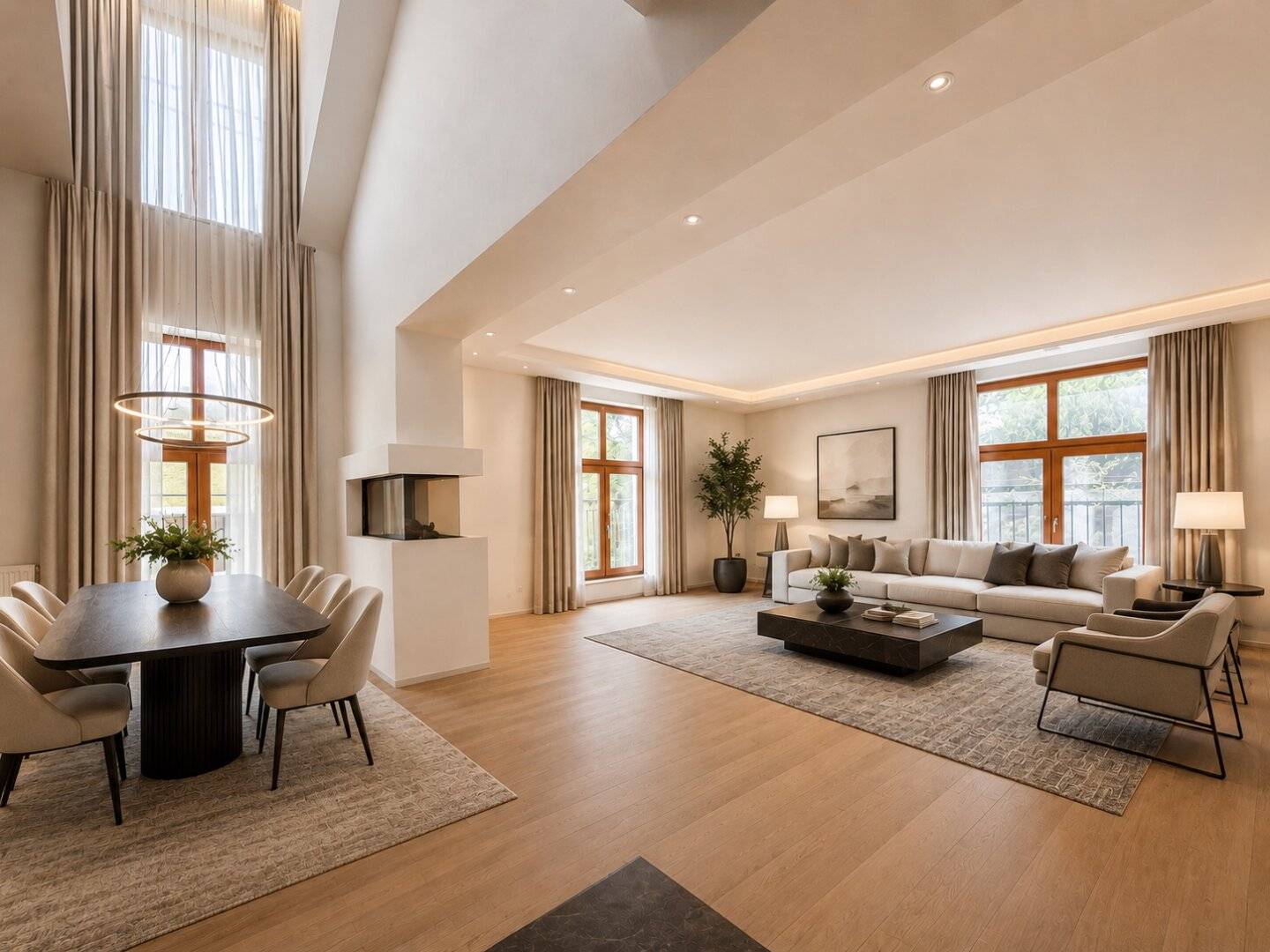 Maisonette apartment with studio and balcony in the old town