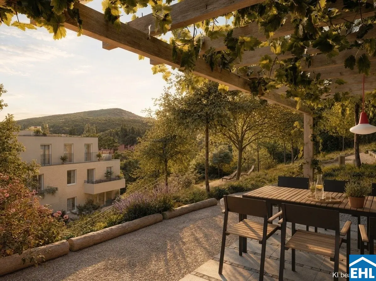 Investment apartment with garden and underground parking in green surroundings