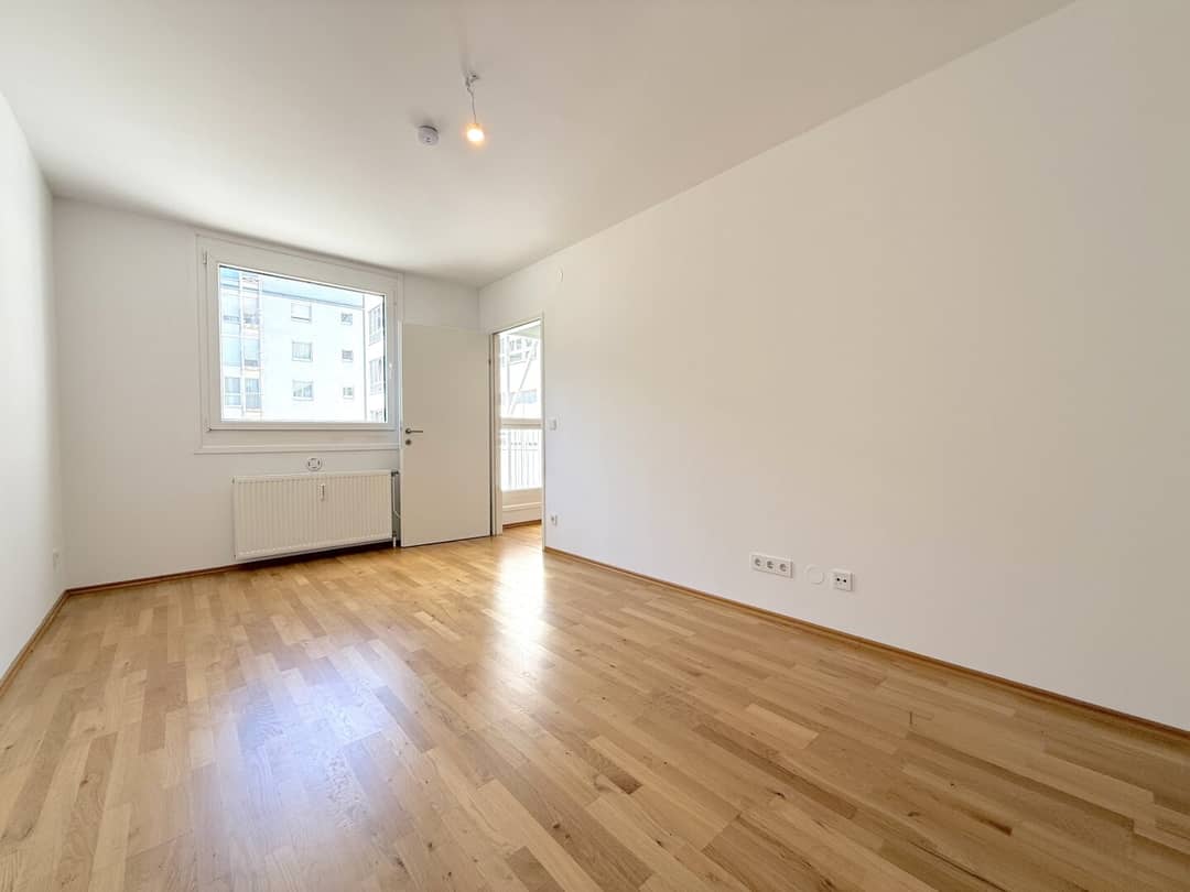Helle Wohnung mit Balkon und Einbauküche in Brigittenau