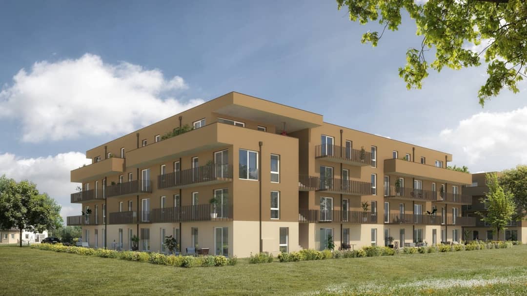 Neubauwohnung mit Balkon und zwei Tiefgaragenplätzen