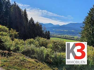 Sonniger Baugrund mit Fernblick in Waldrandlage
