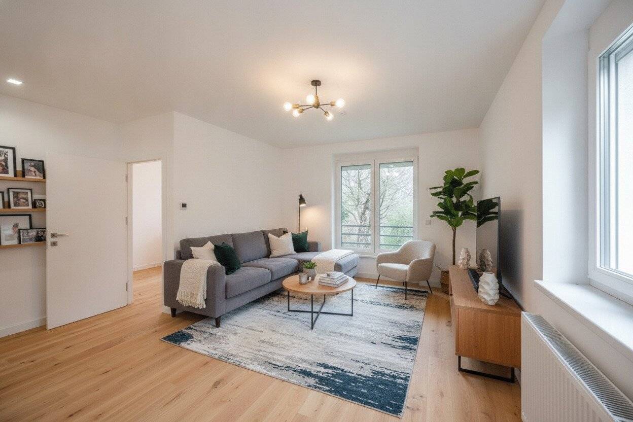 Renovated ground floor apartment with garden and excellent transport links