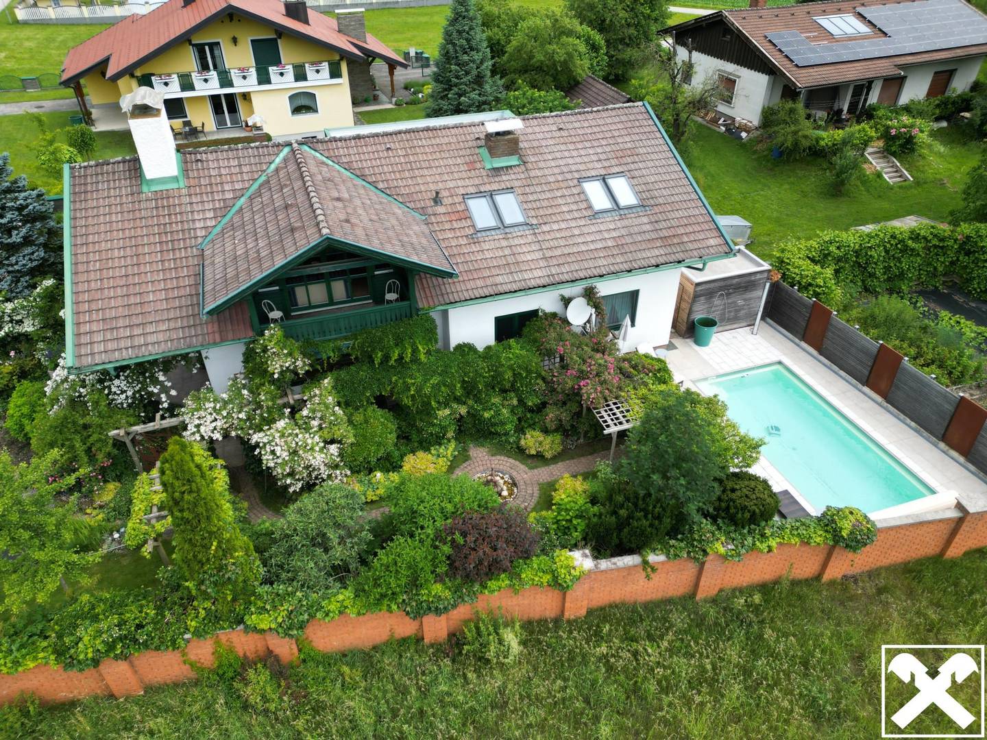 Elegantes Haus mit Pool und Garten in Bleiburg
